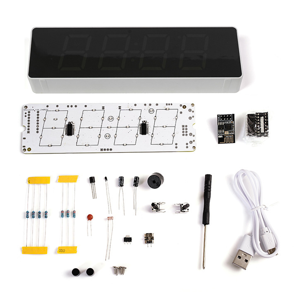 Useful Diy Electronics - ESP8266 IoT Colorful WiFi Clock Kit