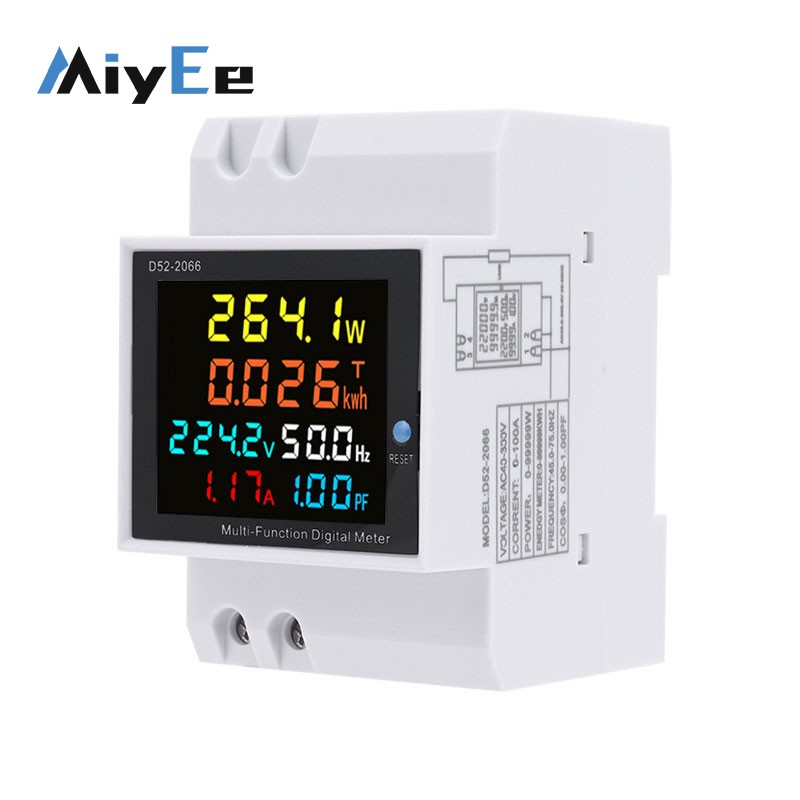 Diy Electronics Store - D52-2066 6-In-1 Single-Phase Digital Electric Meter