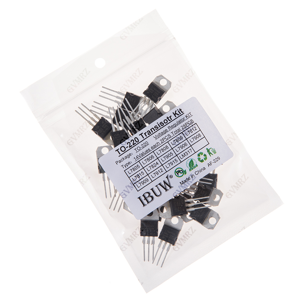 Lm317 Voltage Regulator - 28PCS L7805 14Values TO-220 Transistor Kit