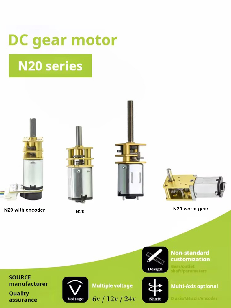 Diy Boat Electronics - 6V 12V 15-6000RPM GA12-N20 DC Gear