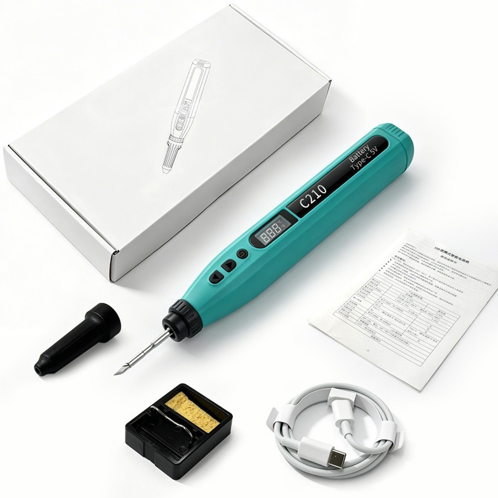 Diy Electronics Gadget - Smart Digital USB Soldering Iron Set