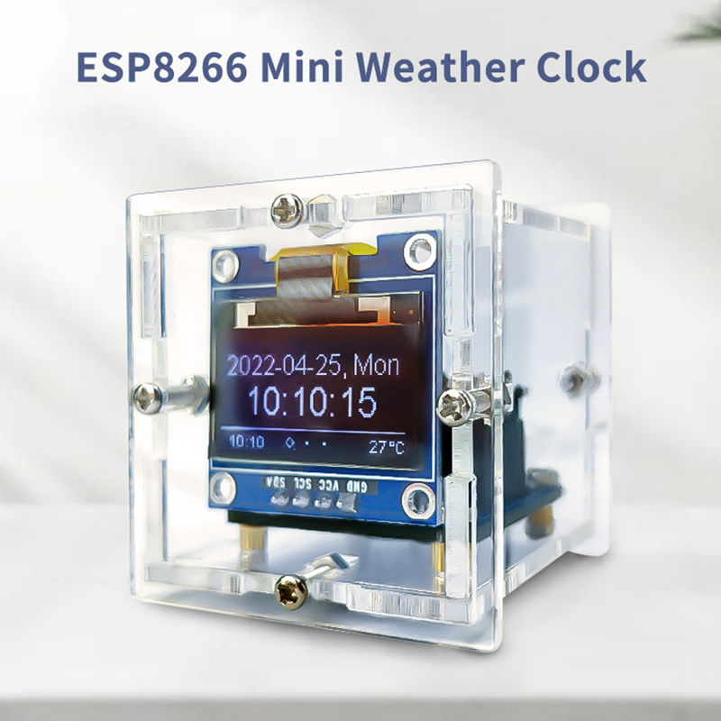 Diy Soldering Station No Electronics - ESP8266 MINI Weather Clock WIFI Digital
