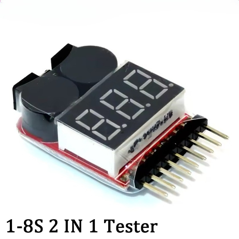 Diy Boat Electronics - 5pcs 1-8S LED Low Voltage Buzzer