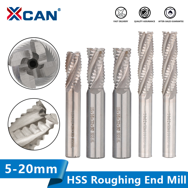 Diy Cnc Router Electronics - XCAN Roughing End Mill HSS Milling