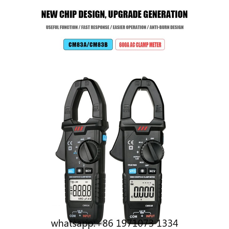 Multimeter Digital - Digital Clamp Meter 600A AC Current