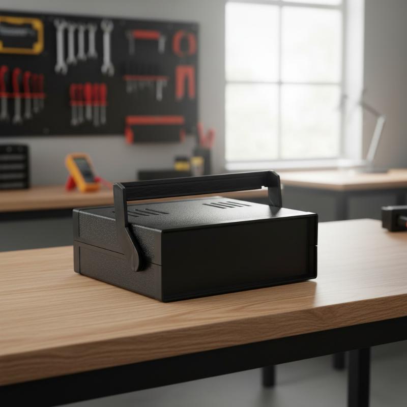Diy Electronics Workshop - Black Waterproof Enclosure Project Box 200x175x70mm