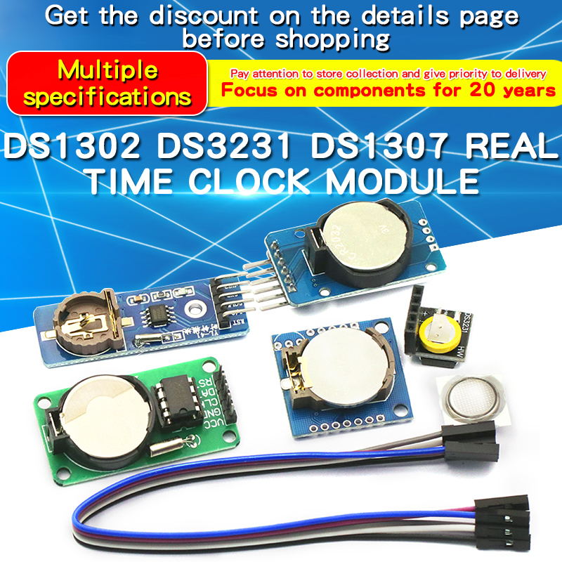 Rtc Module Ds3231 - 1PCS DS1302/DS1307/PCF8563/DS3231 AT24C32 I2C IIC Memory