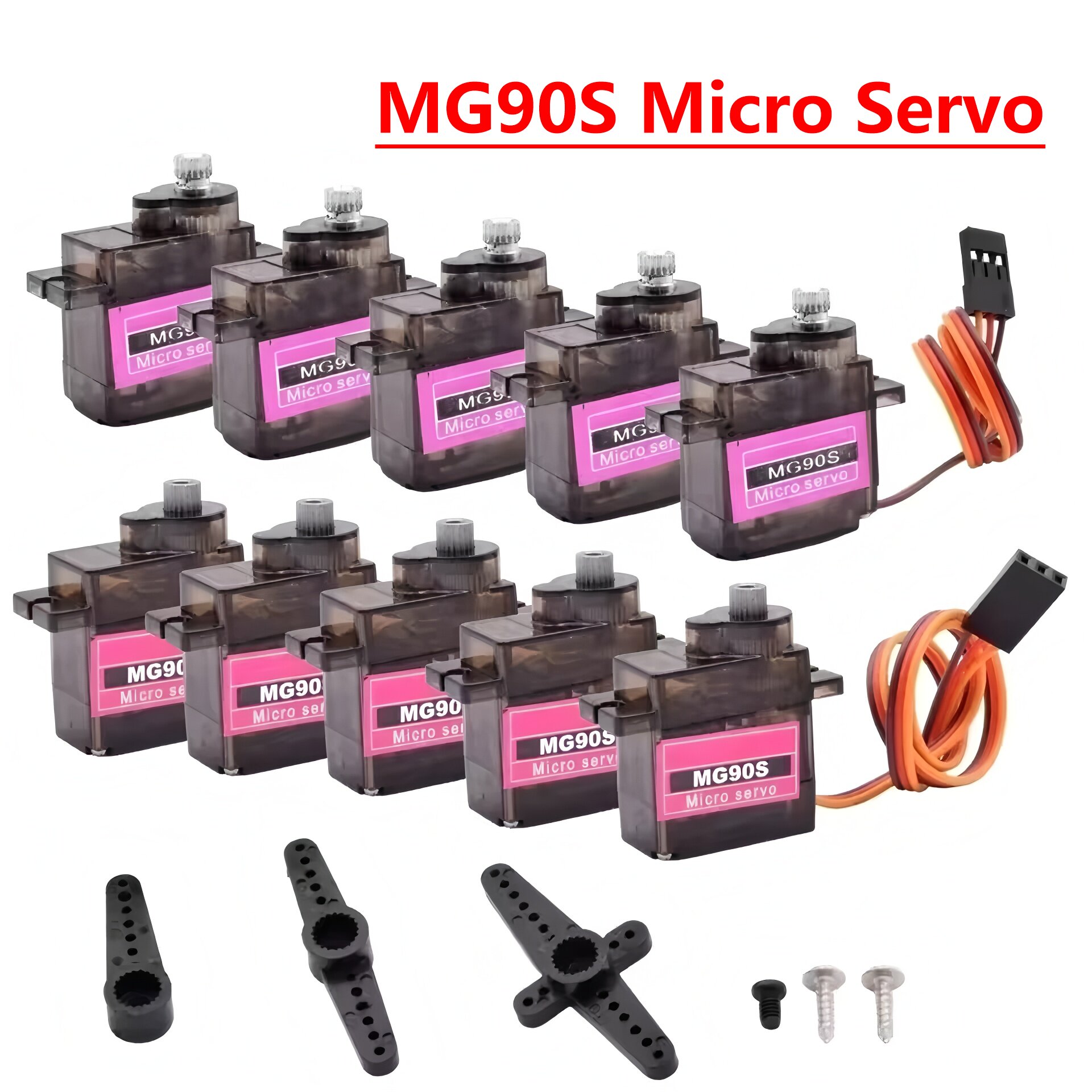 Servo Motor Sg90 - 4/5/10/20pcs MG90S Micro Servo Motor Metal