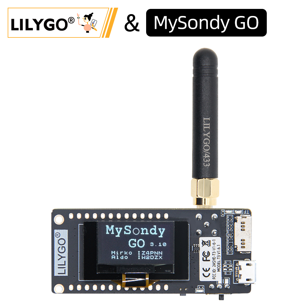 Oled Display Module - LILYGO® MySondy GO LoRa32 V2.1_1.6.1 ESP32