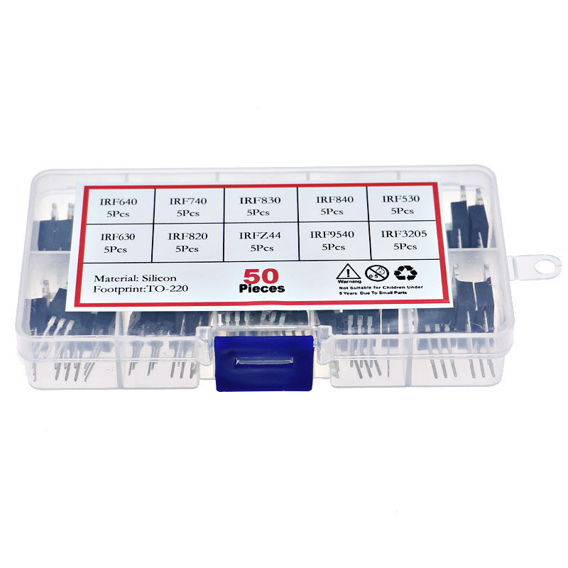50Pcs 10Value TO-220 Mosfet Fi - Mosfet Transistor Set review and price