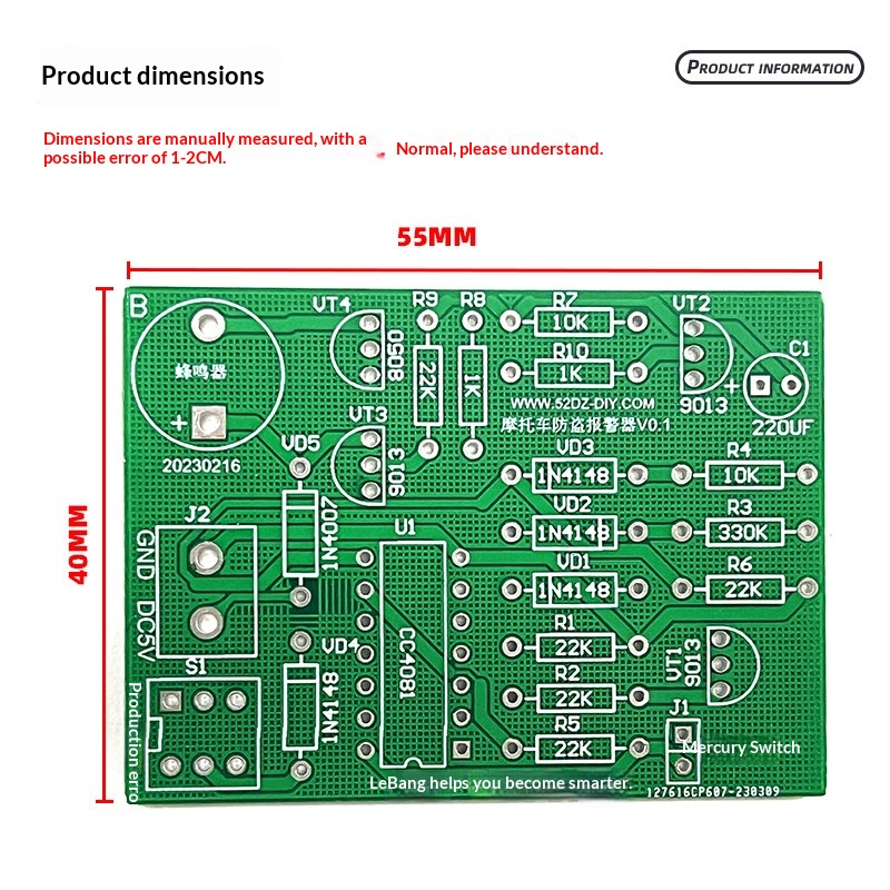 Motorcycle Vibration Anti-Thef - Diy Motorcycle Electronics review and price