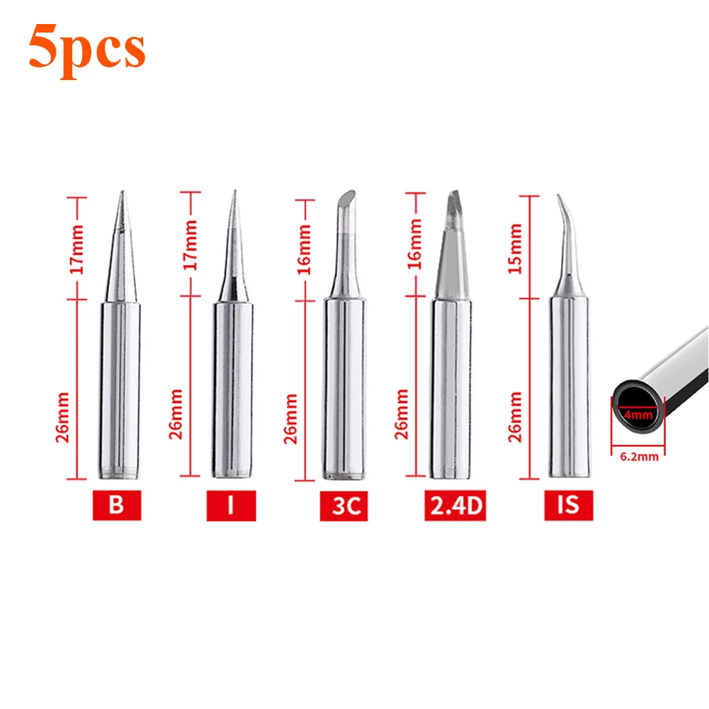 5PCS/10PCS Soldering Iron Tips - Diy Motorcycle Electronics review and price