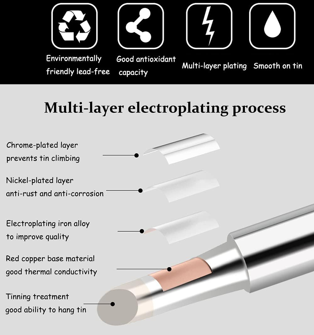 5PCS/10PCS Soldering Iron Tips - Diy Motorcycle Electronics review and price