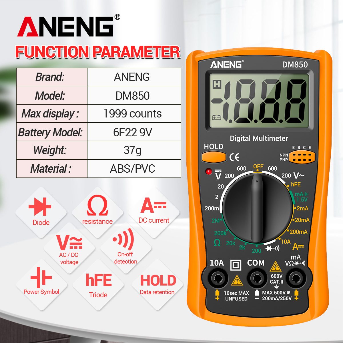 Multi functional digital displ - Multimeter Digital review and price