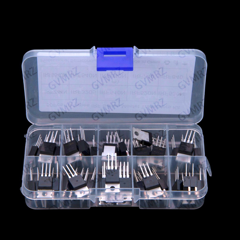 10 Values TO-220 ​​50 PCS IRF  - Mosfet Transistor Set review and price