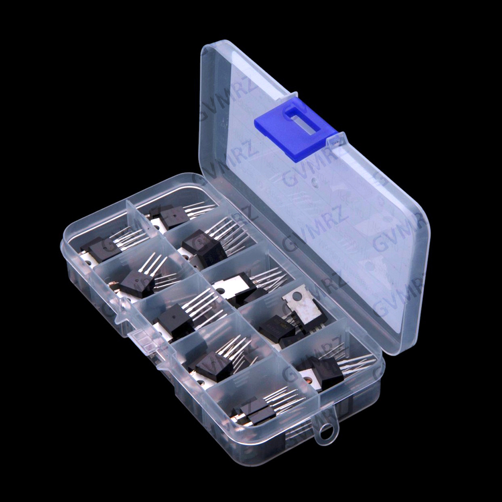10 Values TO-220 ​​50 PCS IRF  - Mosfet Transistor Set review and price