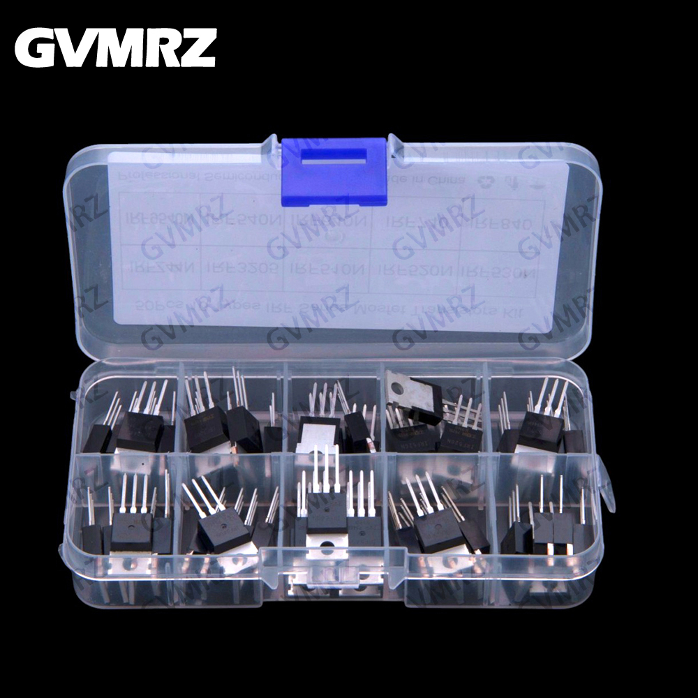 10 Values ​​50 PCS IRFZ44 IRF3 - Mosfet Transistor Set review and price