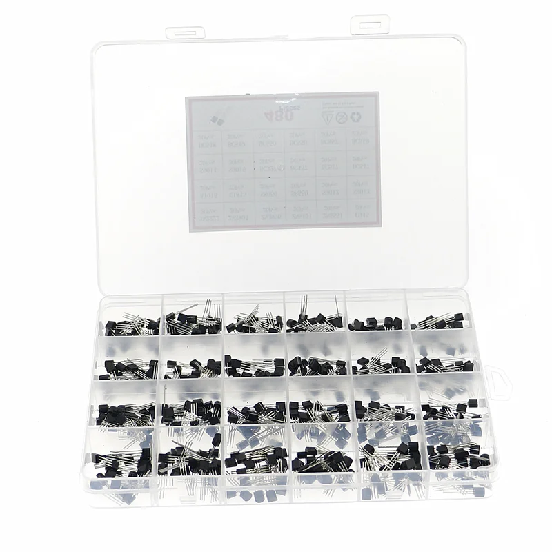 480Pcs 24Types NPN PNP Transis - Mosfet Transistor Set review and price
