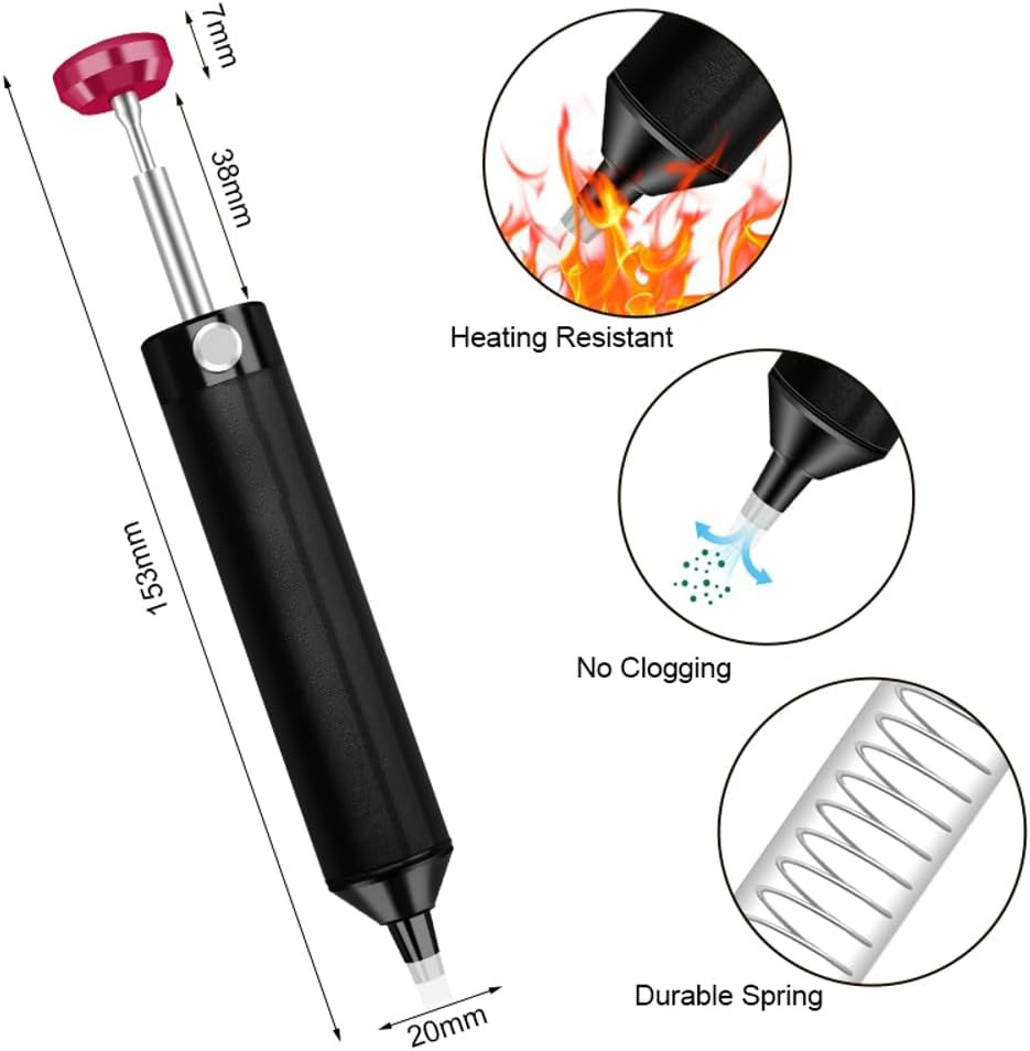 Solder Sucker Tool No Clog, So - Desoldering Pump Solder review and price