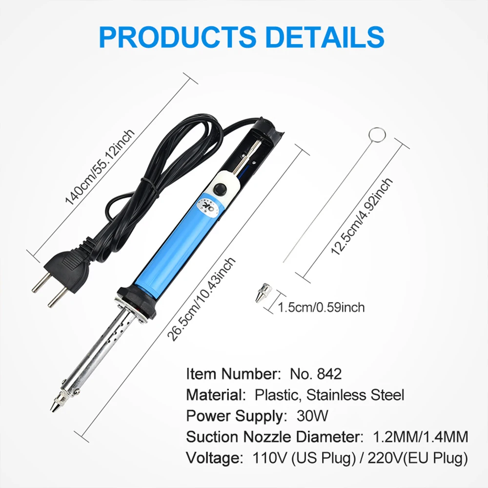 2 In1 Electric Tin Suction Suc - Desoldering Pump Solder review and price