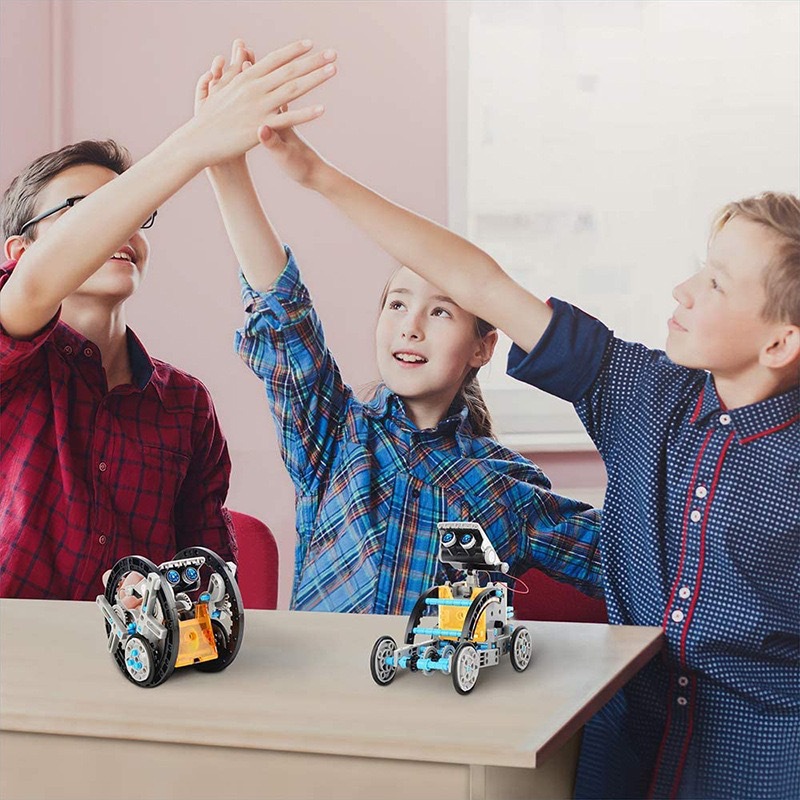 13-in-1 Solar Powered Robot Ki - Diy Robot Electronics Kit review and price