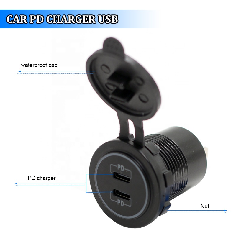 12V USB C Car Chargers Socket  - Diy Marine Electronics review and price