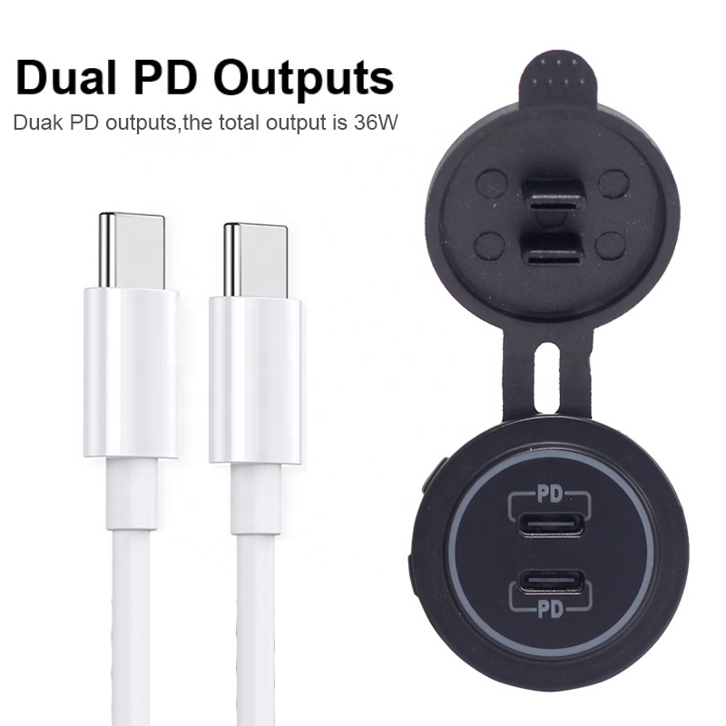 12V USB C Car Chargers Socket  - Diy Marine Electronics review and price
