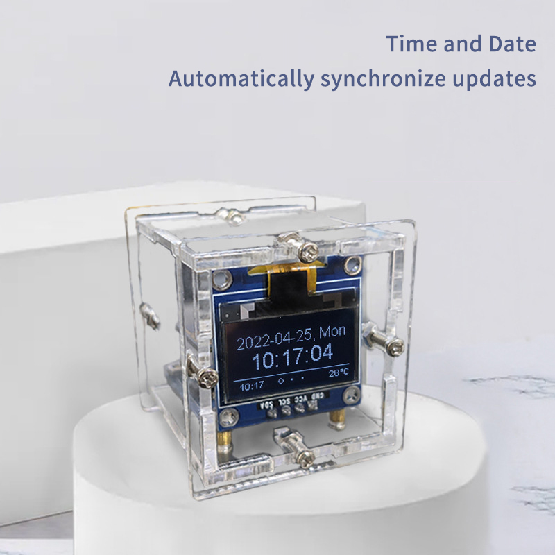 ESP8266 MINI Weather Clock WIF - Diy Soldering Station No Electronics review and price