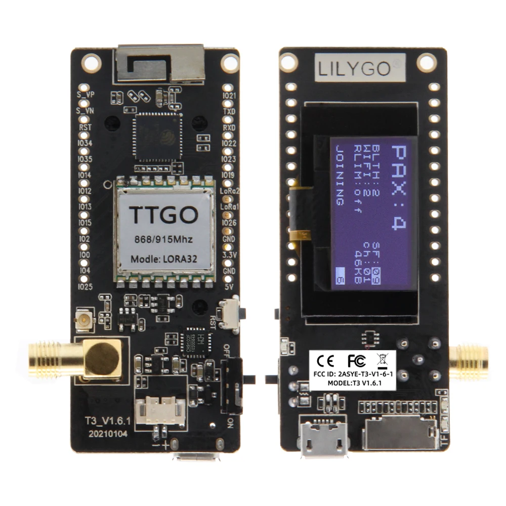 LILYGO® TTGO LoRa32 V2.1_1.6 V - Oled Display Module review and price