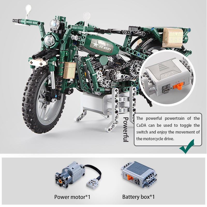 Cada 550PCS City Series Electr - Diy Motorcycle Electronics review and price