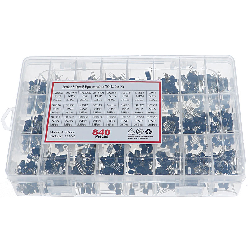 840pcs/Box 24Values TO-92 Tran - Mosfet Transistor Set review and price