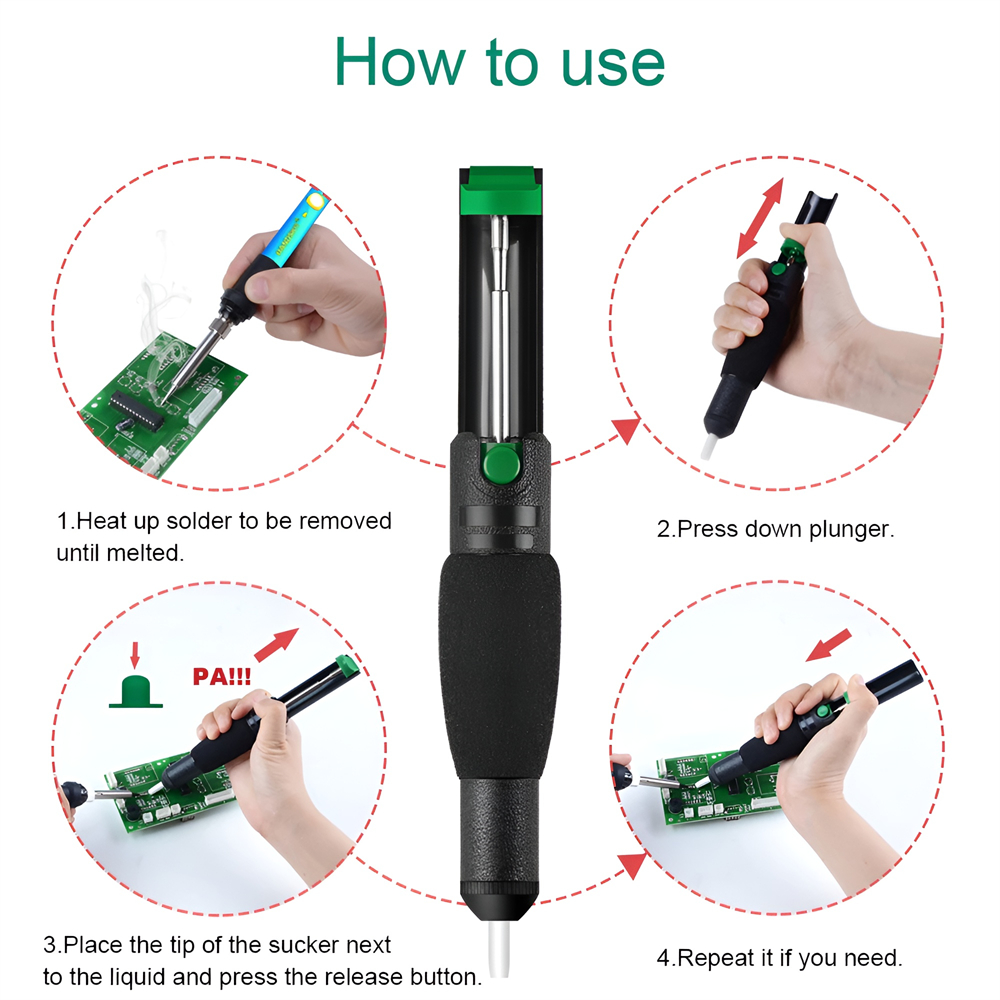 Metal Desoldering Pump Suction - Desoldering Pump Solder review and price