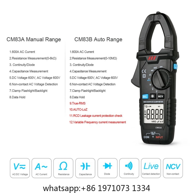 Digital Clamp Meter 600A AC Cu - Multimeter Digital review and price