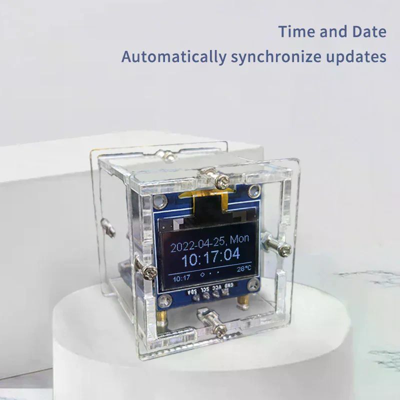 ESP8266 MINI Weather Clock WIF - Diy Soldering Station No Electronics review and price