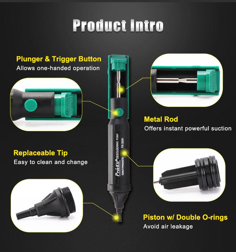 Pro'sKit 100% Original 8PK-366 - Desoldering Pump Solder review and price