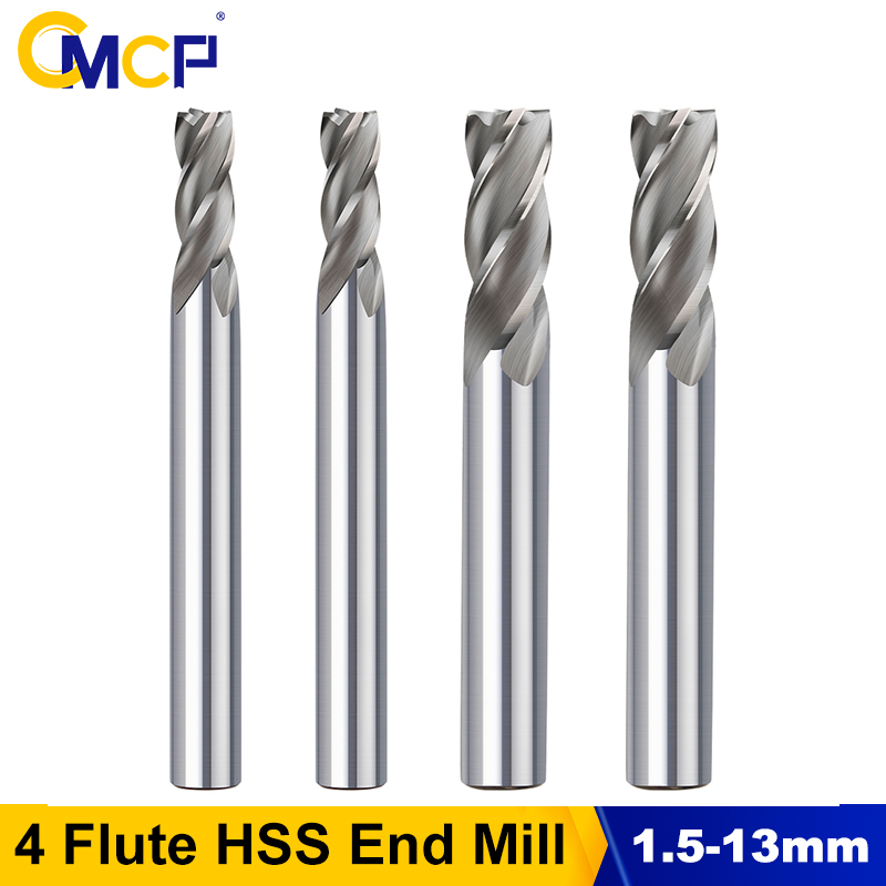 CMCP 1.5-13mm 4 Flute HSS End  - Diy Cnc Router Electronics review and price
