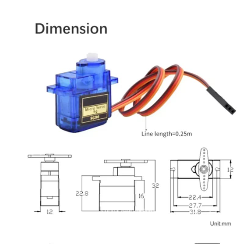 2/4pcs Sg90 Servo Motor Micro  - Servo Motor Sg90 review and price
