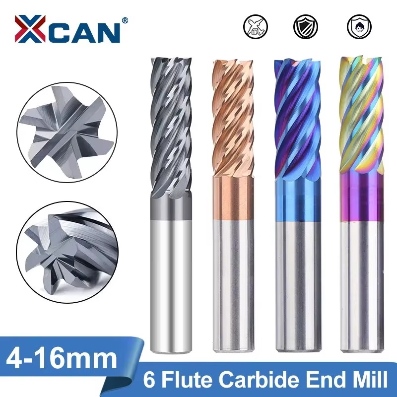 XCAN 4-16mm 6 Flutes Milling C - Diy Cnc Router Electronics review and price