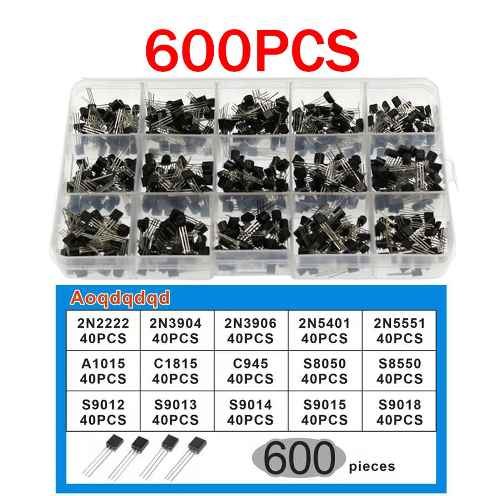 600pcs Transistor Kit A1015 C1 - Mosfet Transistor Set review and price
