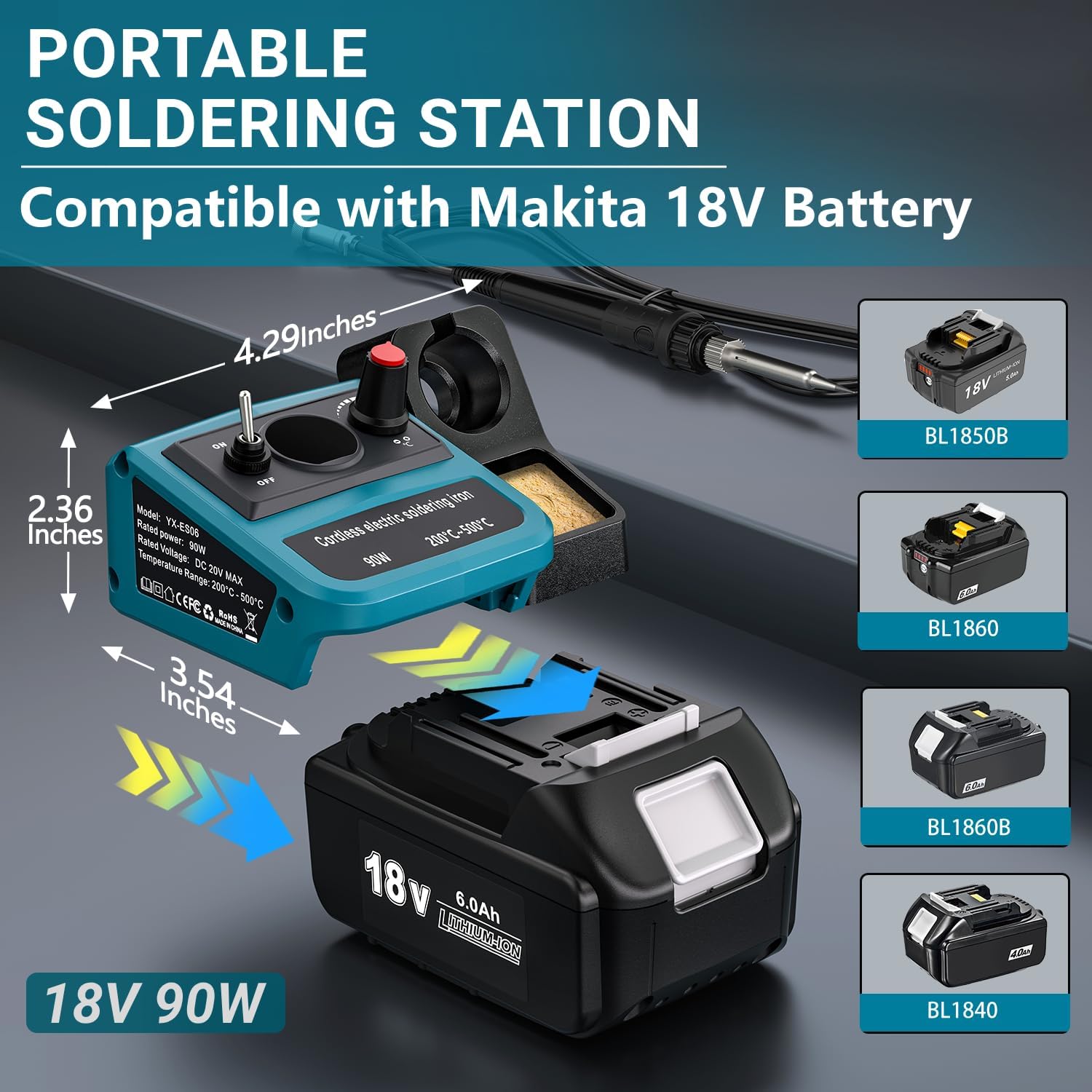 90W LED Digital Cordless Solde - Diy Electronics Gadget review and price