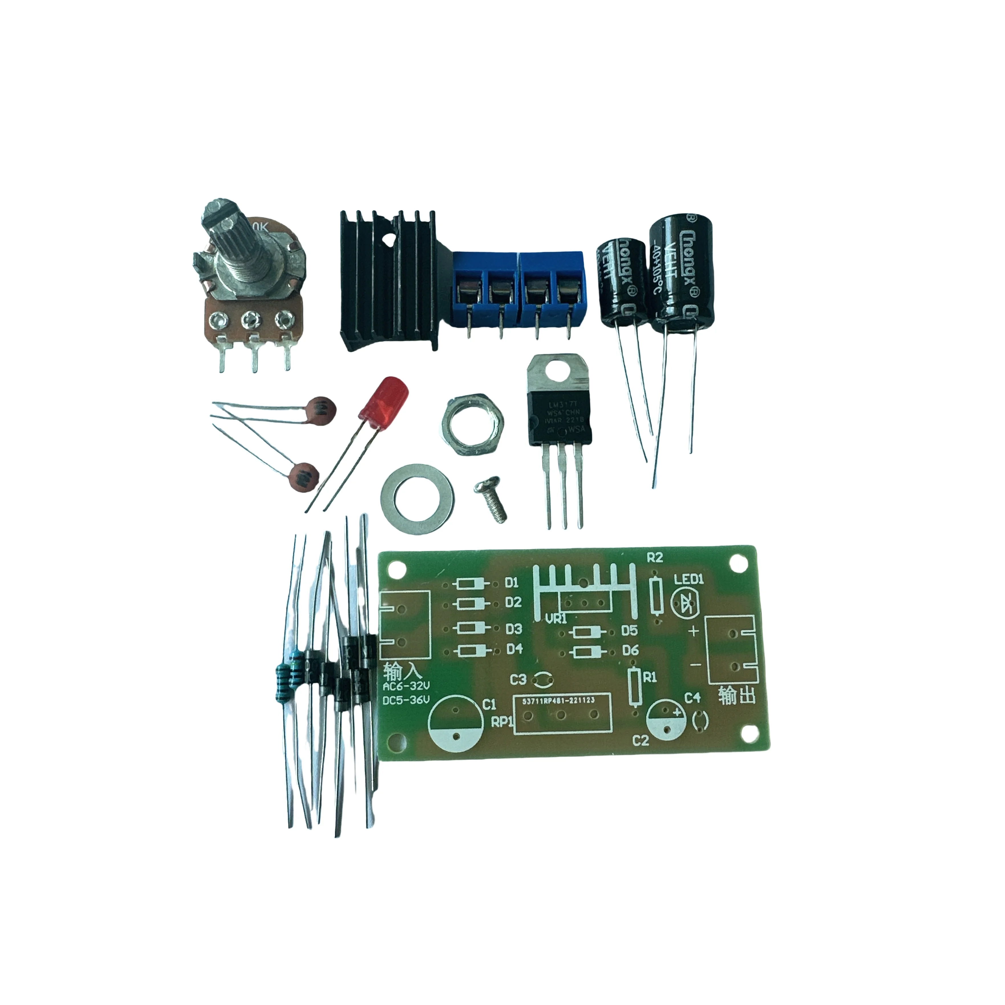 LM317 Adjustable Regulated Pow - Lm317 Voltage Regulator review and price
