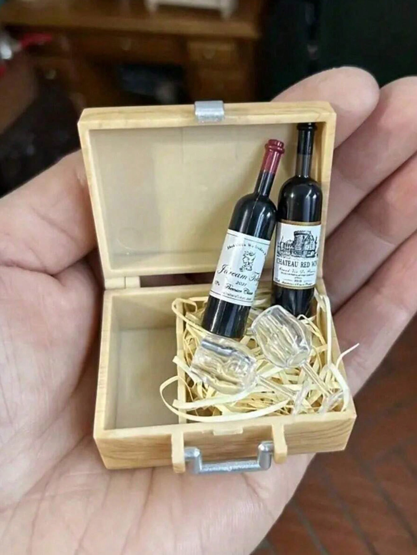Dollhouse Mini Wine Champagne  - Diy Electronics Housing review and price