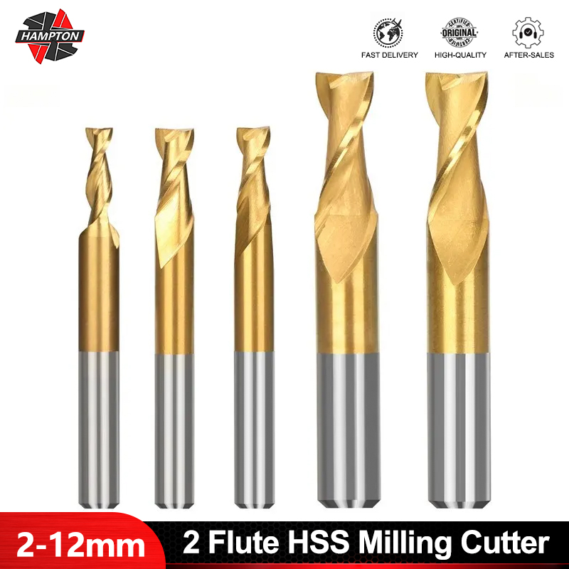 HAMPTON 2 Flute HSS Milling Cu - Diy Cnc Router Electronics review and price