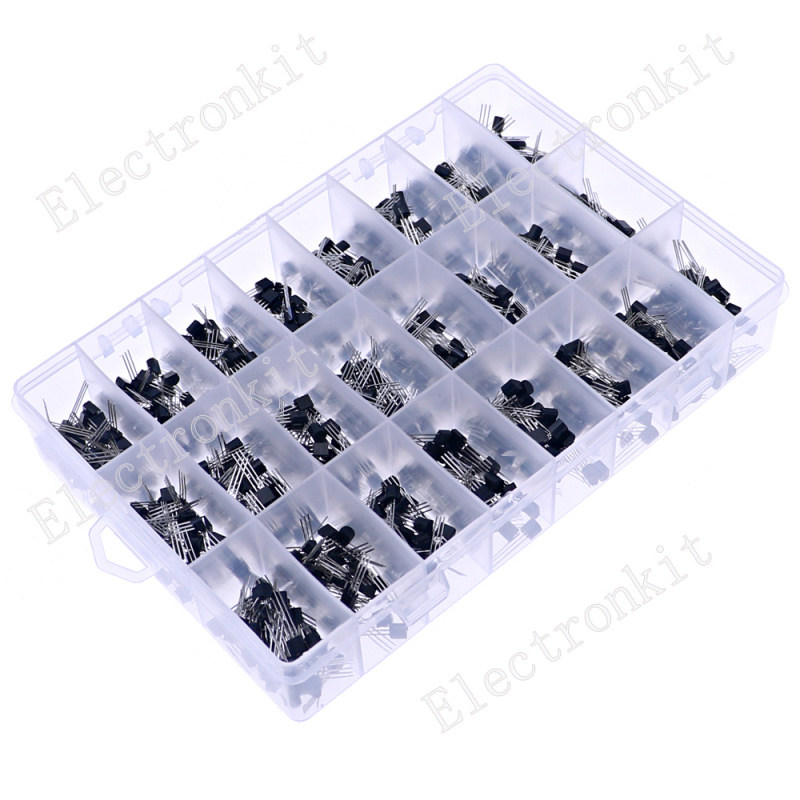 840pcs 24Values TO-92 PNP/NPN  - Mosfet Transistor Set review and price
