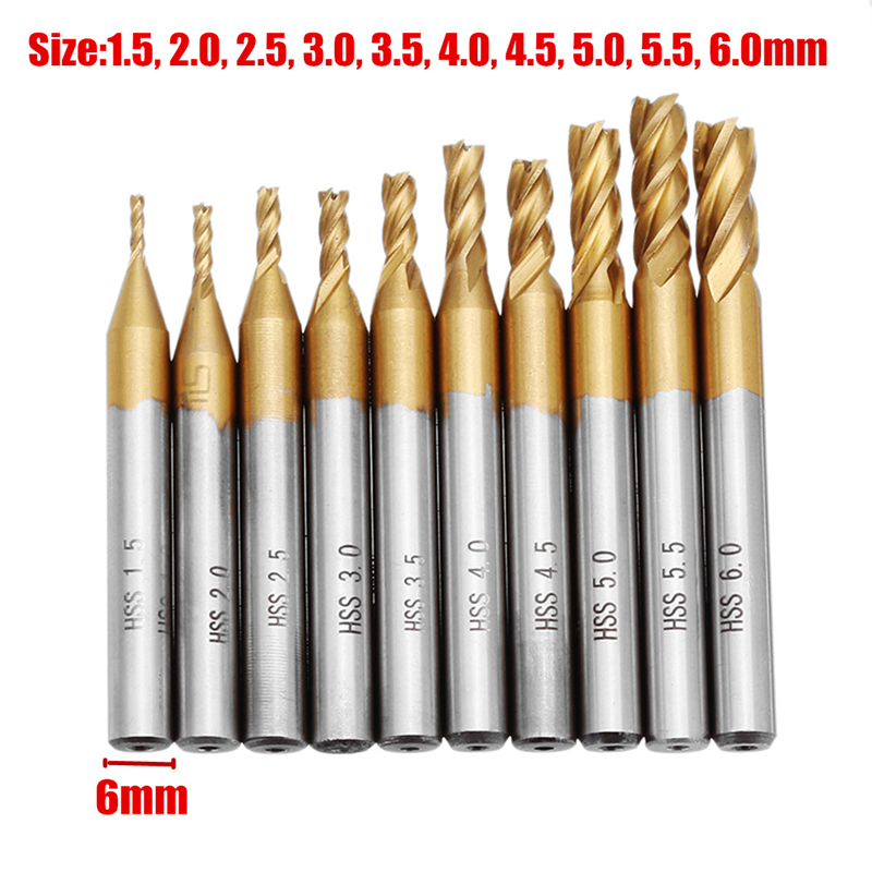 4 Flutes Milling Cutters HSS T - Diy Cnc Router Electronics review and price