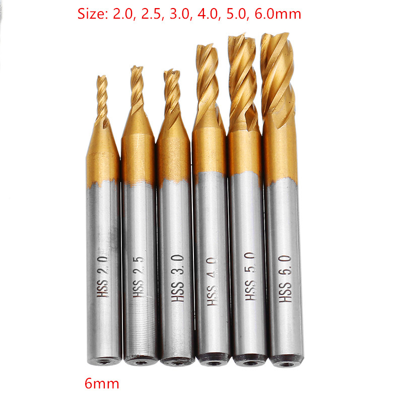 4 Flutes Milling Cutters HSS T - Diy Cnc Router Electronics review and price