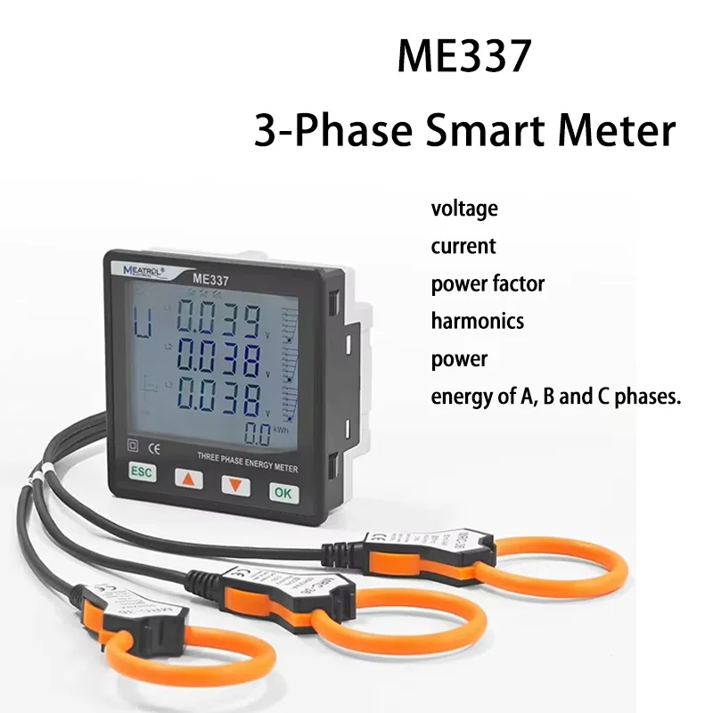 Modbus RTU ME337 Rogowski RS48 - Diy Electronics Store review and price