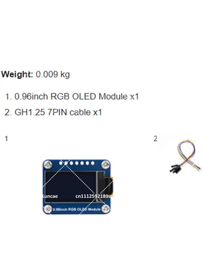 0.96inch RGB OLED Display Modu - Oled Display Module review and price